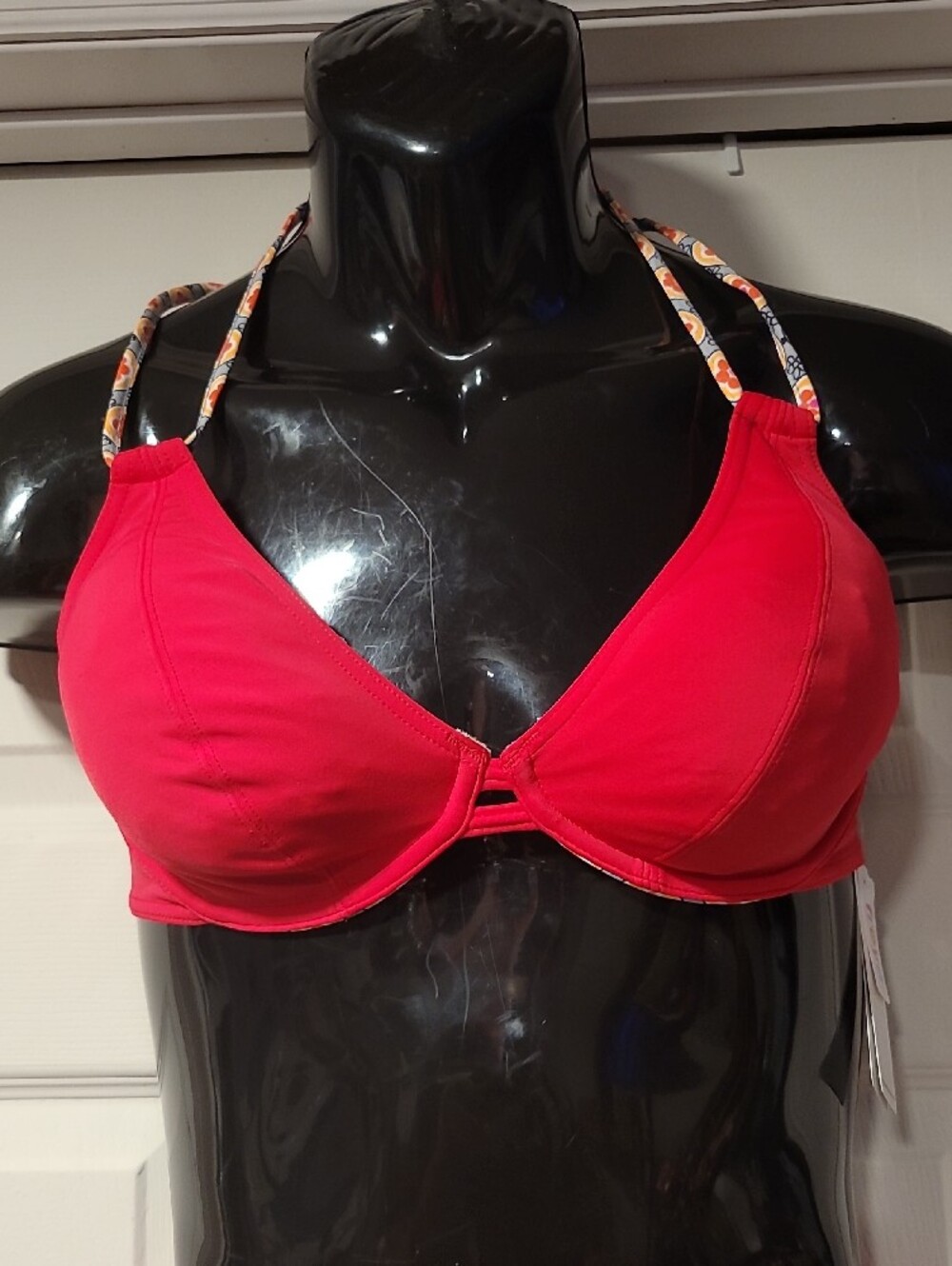 Freya Halter Bikini with Patterned High-Waist Briefs - Picture 4 of 8